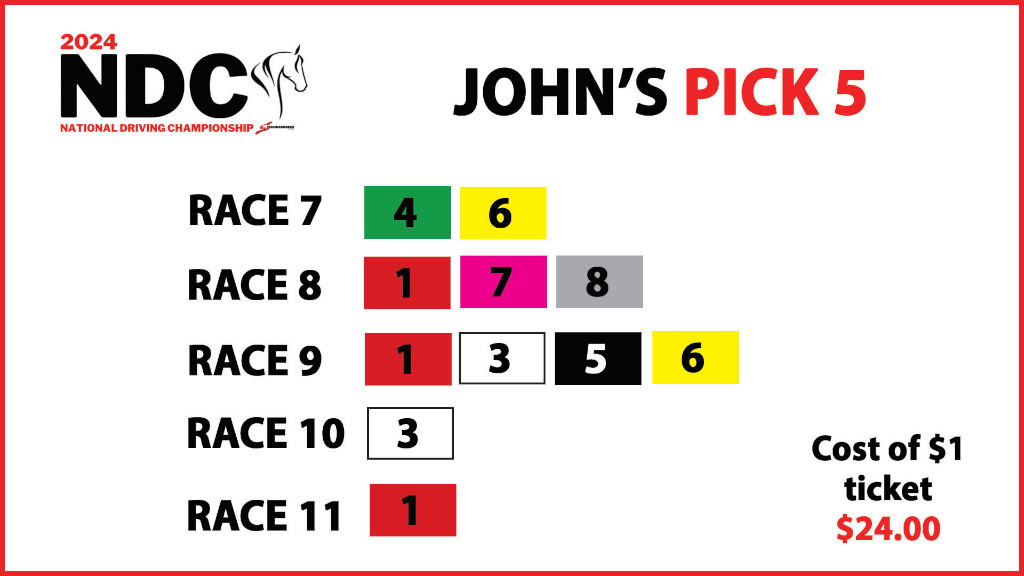 John Rallis' Pick 5 ticket